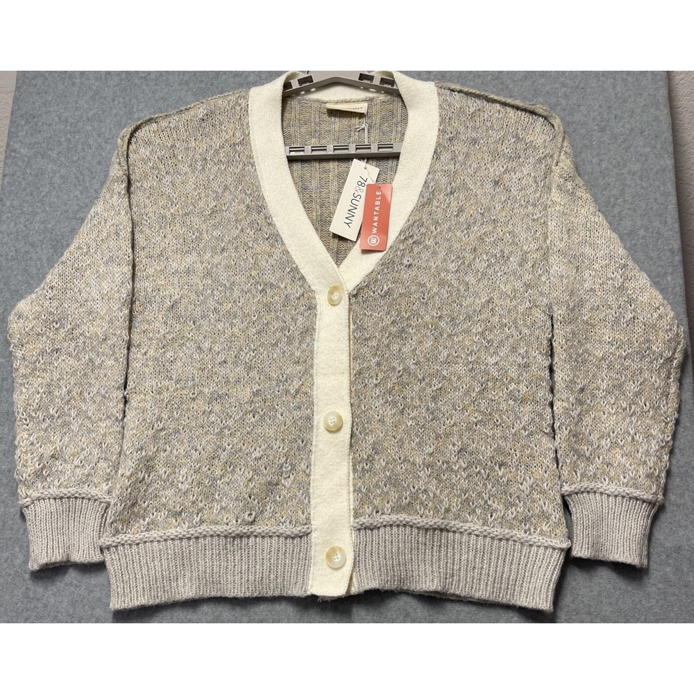 78 & SUNNY Women's Gemini V-Neck Cardigan from the brand Wantable Size XL
